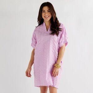 CARYN LAWN Caroline Dress Lilac ONE SIZE